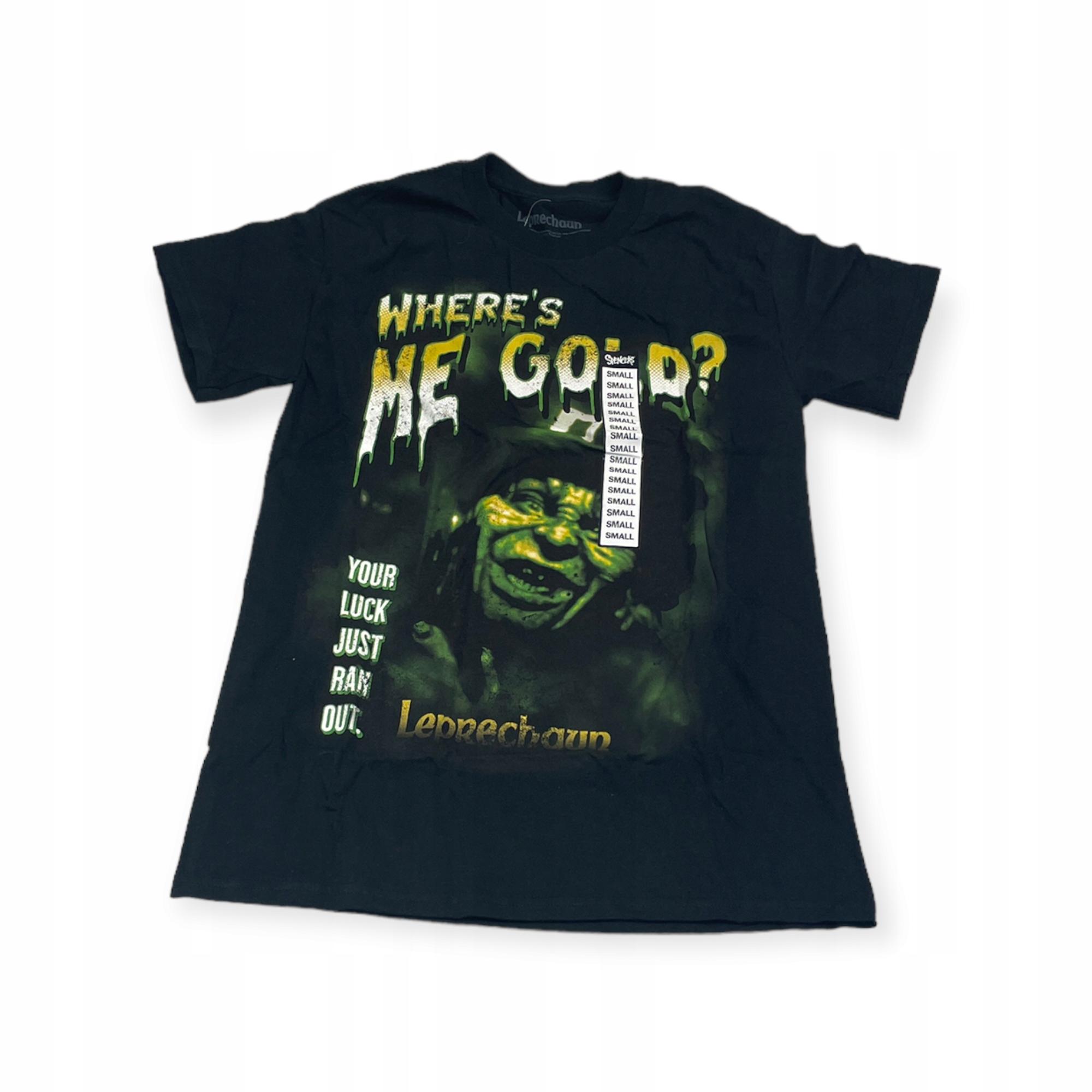 Outletup-clothes Koszulka T-shirt damska okrągły dekolt SPENCER'S LEPRECHAUN S
