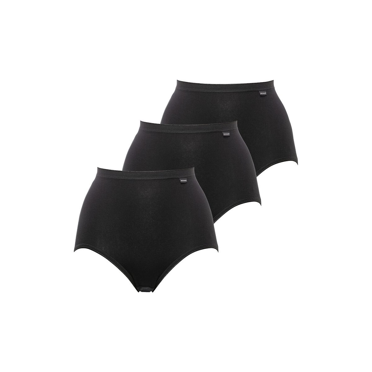 Sans complexe Set van 3 hoge slips Simplement Coton bio