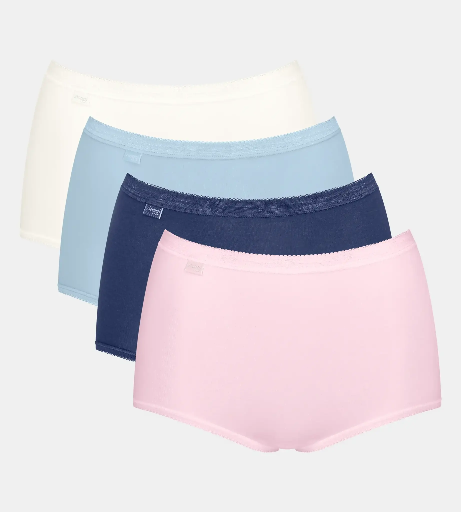 Sloggi 4-pack dames Basic Maxi slips - Color - Taille dames onderbroeken katoen