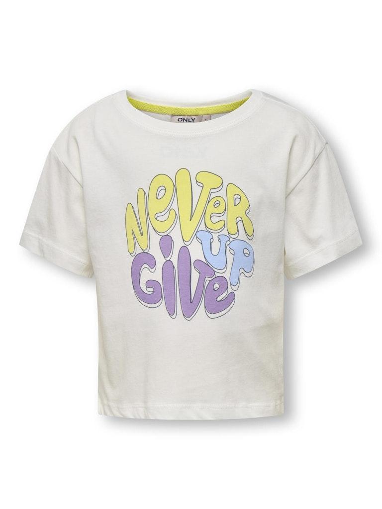 onlykids Only Kids Kmgrenna Life S/s Loose Print Top J: