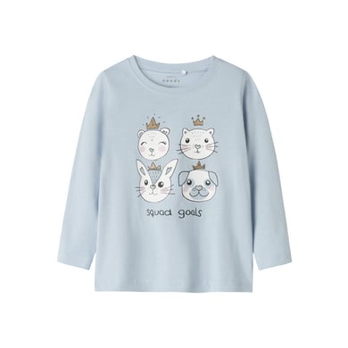 name it Shirt met lange mouwen Nmfviolet Gedempt blauw