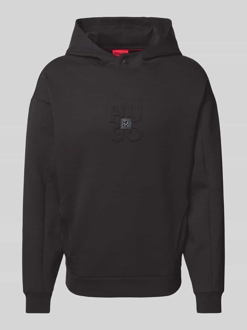 HUGO Hoodie met labelbadge, model 'Debostaco'