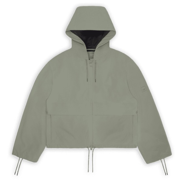 Rains - Women's Suva Hardshell Short String W Jacket - Regenjas, olijfgroen