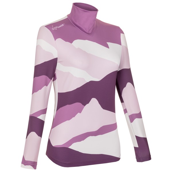 LaMunt - Women's Ivana Tech Arty L/S Tee - Sportshirt, purper/roze