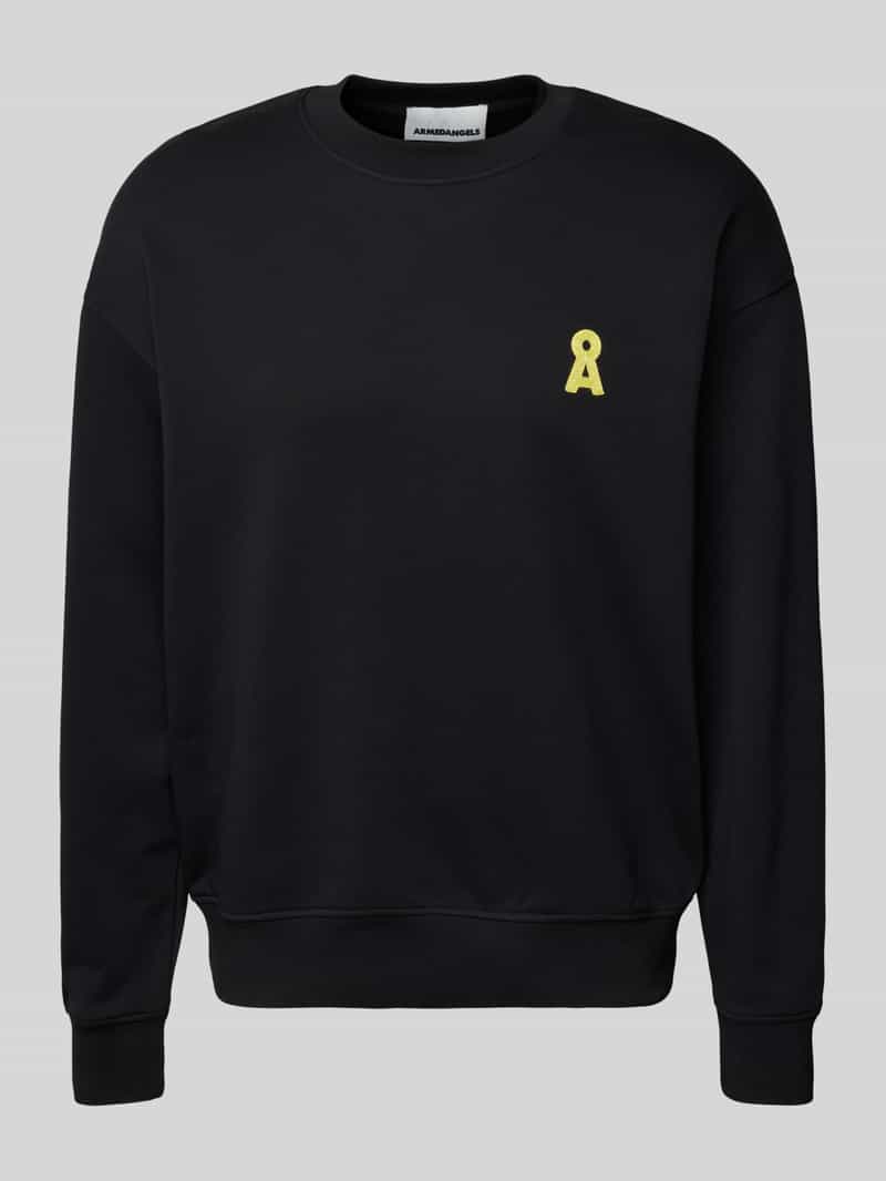ARMEDANGELS Sweatshirt met labelstitching, model ´EMAAL'