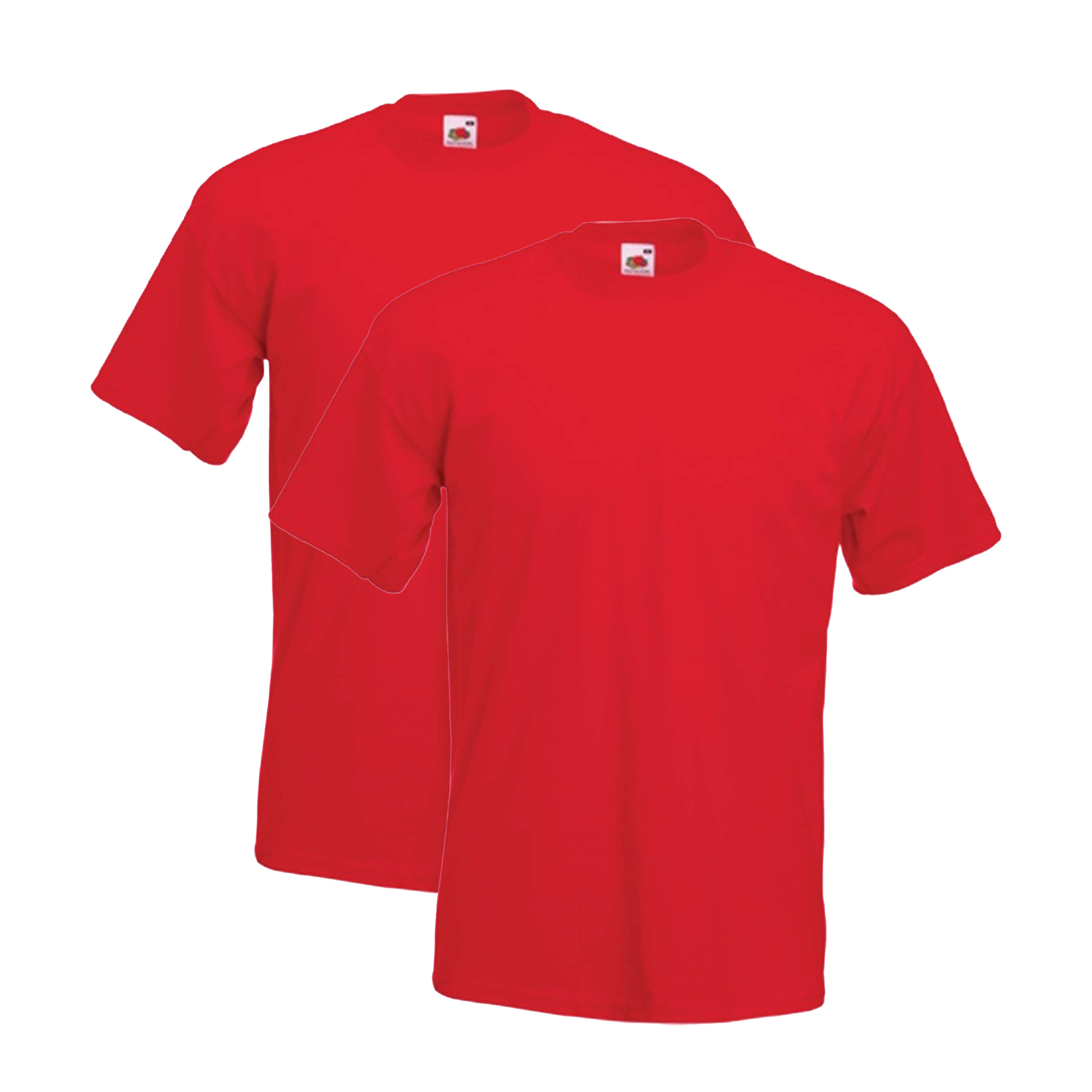 Fruit of the Loom Basics t- 2x -shirt voor heren
