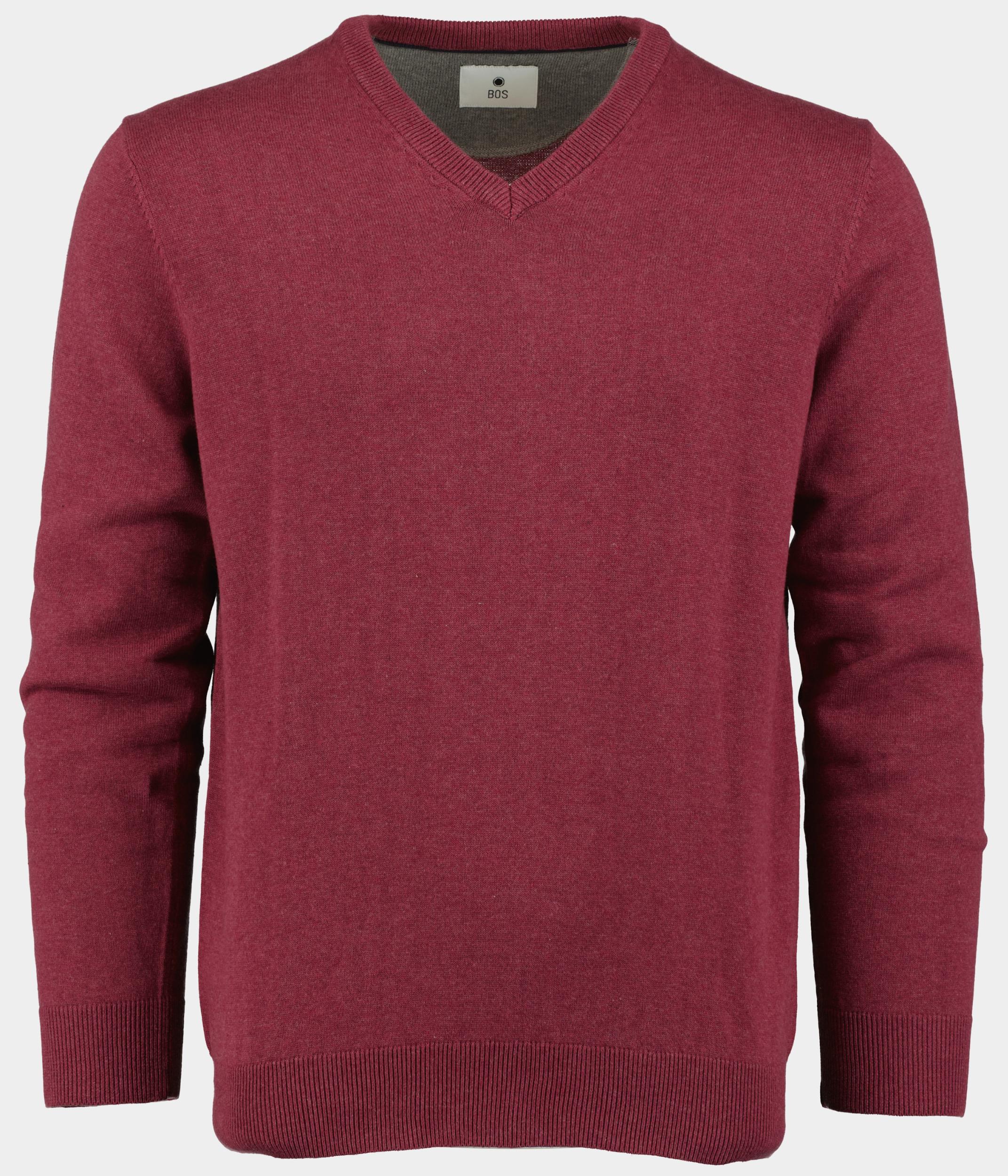 Bos Bright Blue Pullover katoenen v-hals 428100cct/575