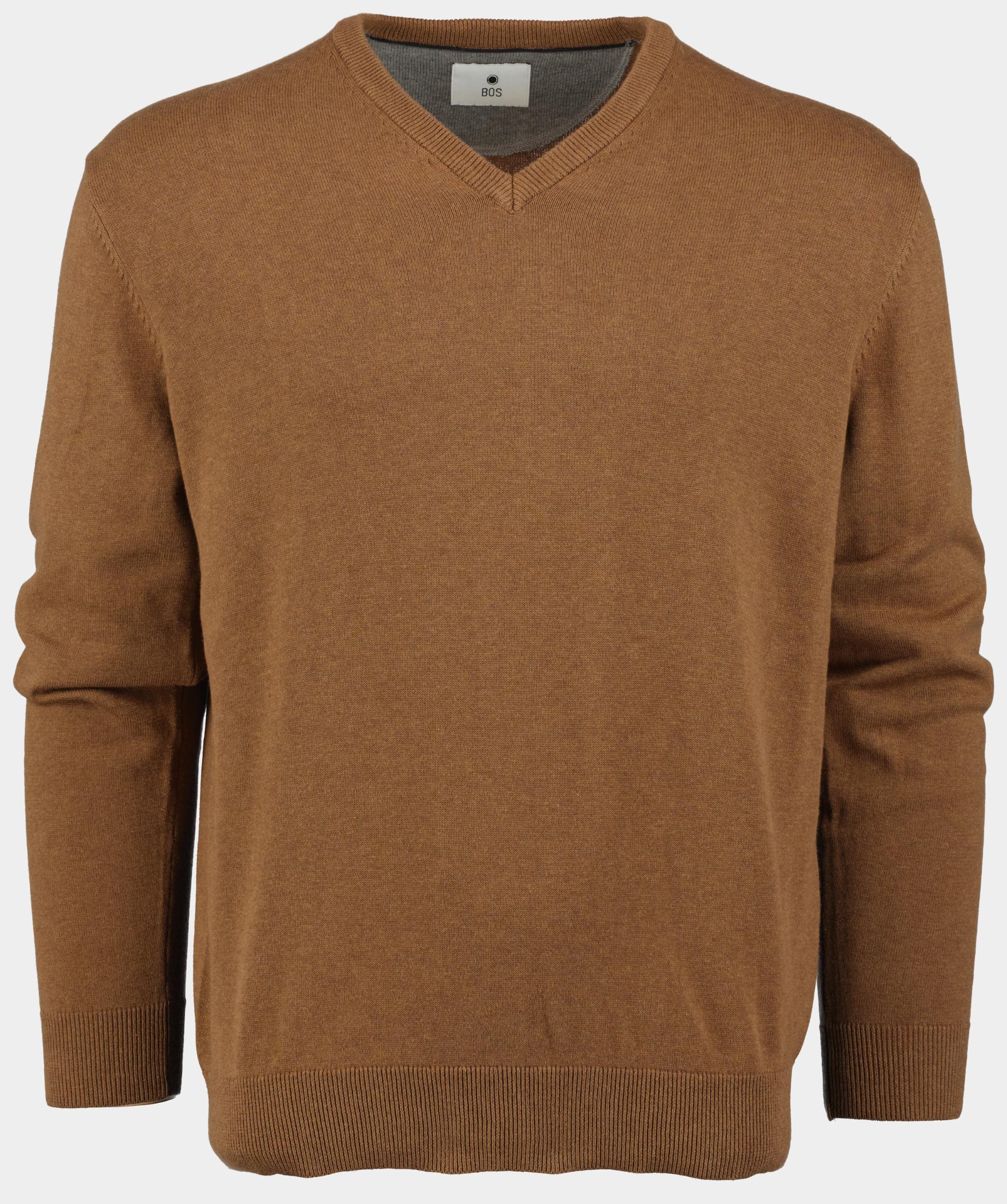 Bos Bright Blue Pullover katoenen v-hals 428100cct/885