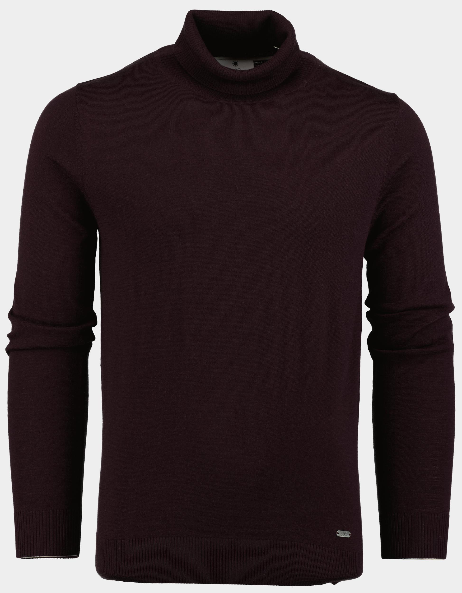 Bos Bright Blue Coltrui niels rollneck pullover 24305ni13bo/736 prune