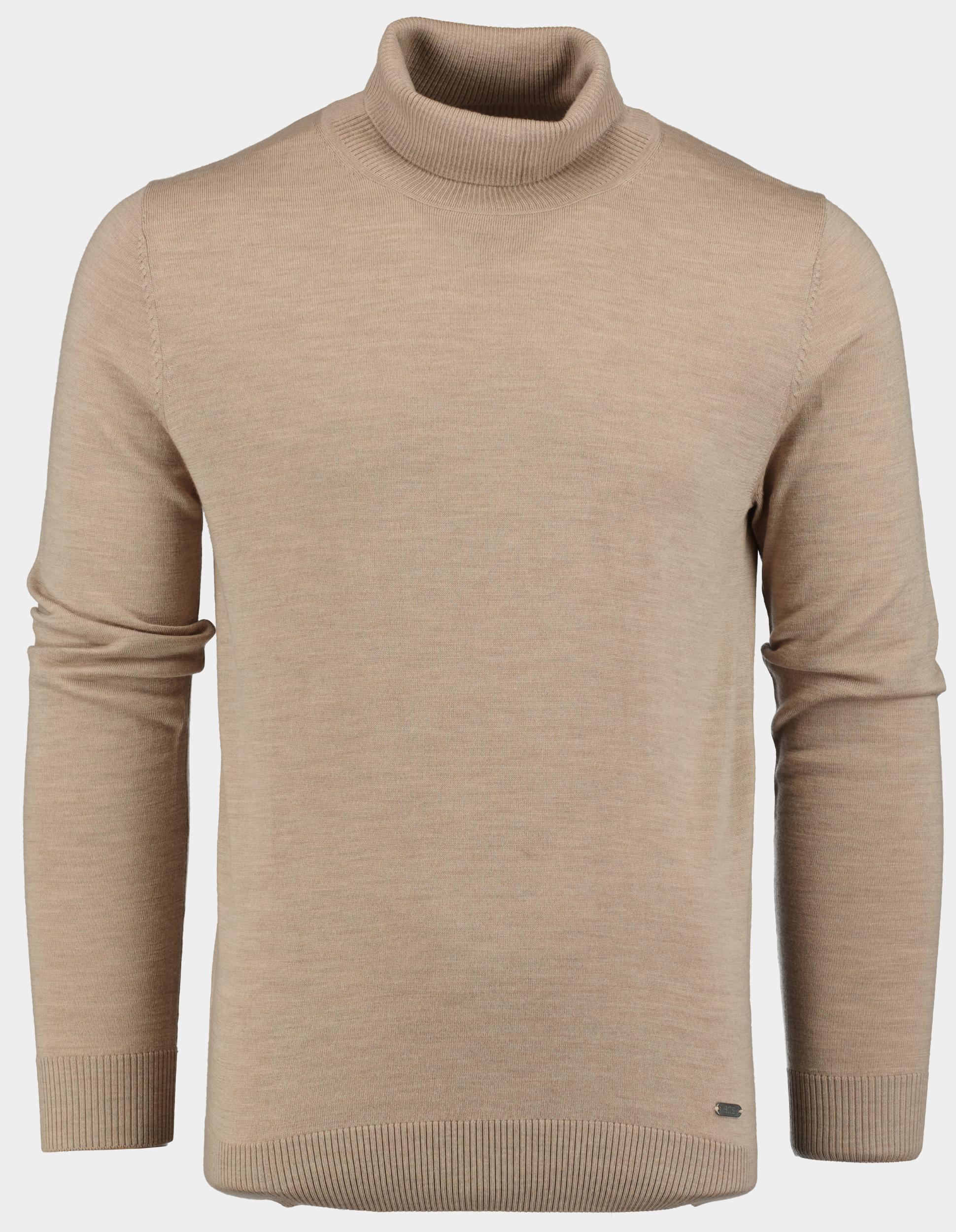 Bos Bright Blue Coltrui niels rollneck pullover 24305ni13bo/820 sand