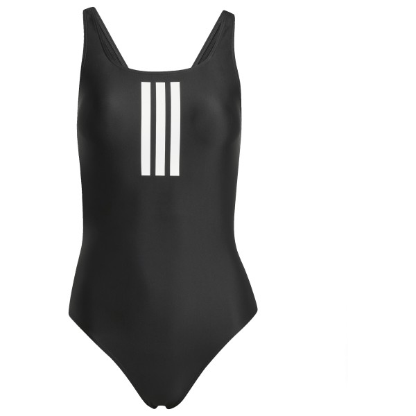 adidas - Women's 3 Stripes Mid Suit - Badpak, zwart