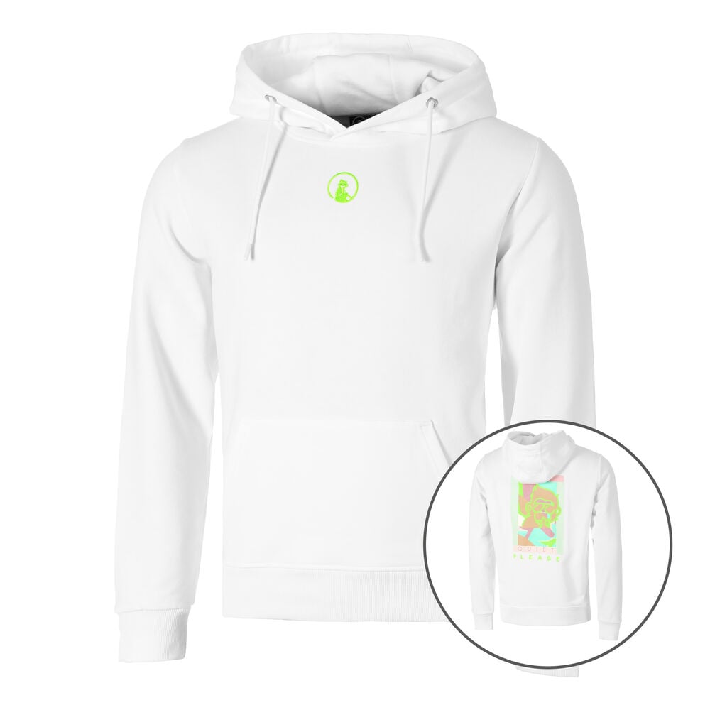 quietplease Quiet Please Wild Collage Sweater Met Capuchon Heren