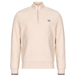 Fred Perry Half Zip Trui Melange Beige