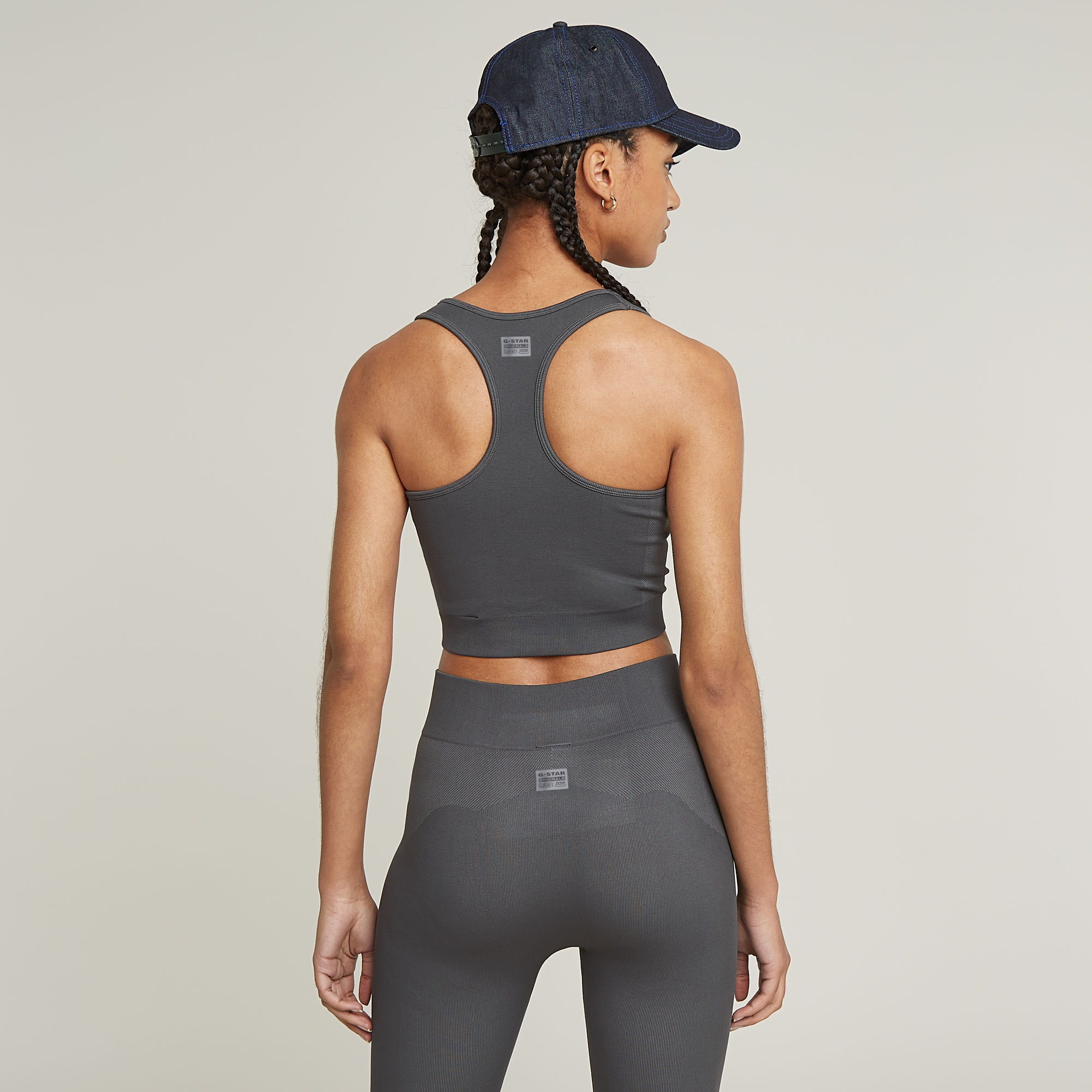G-Star RAW Seamless Racerback Top - Grijs - Dames