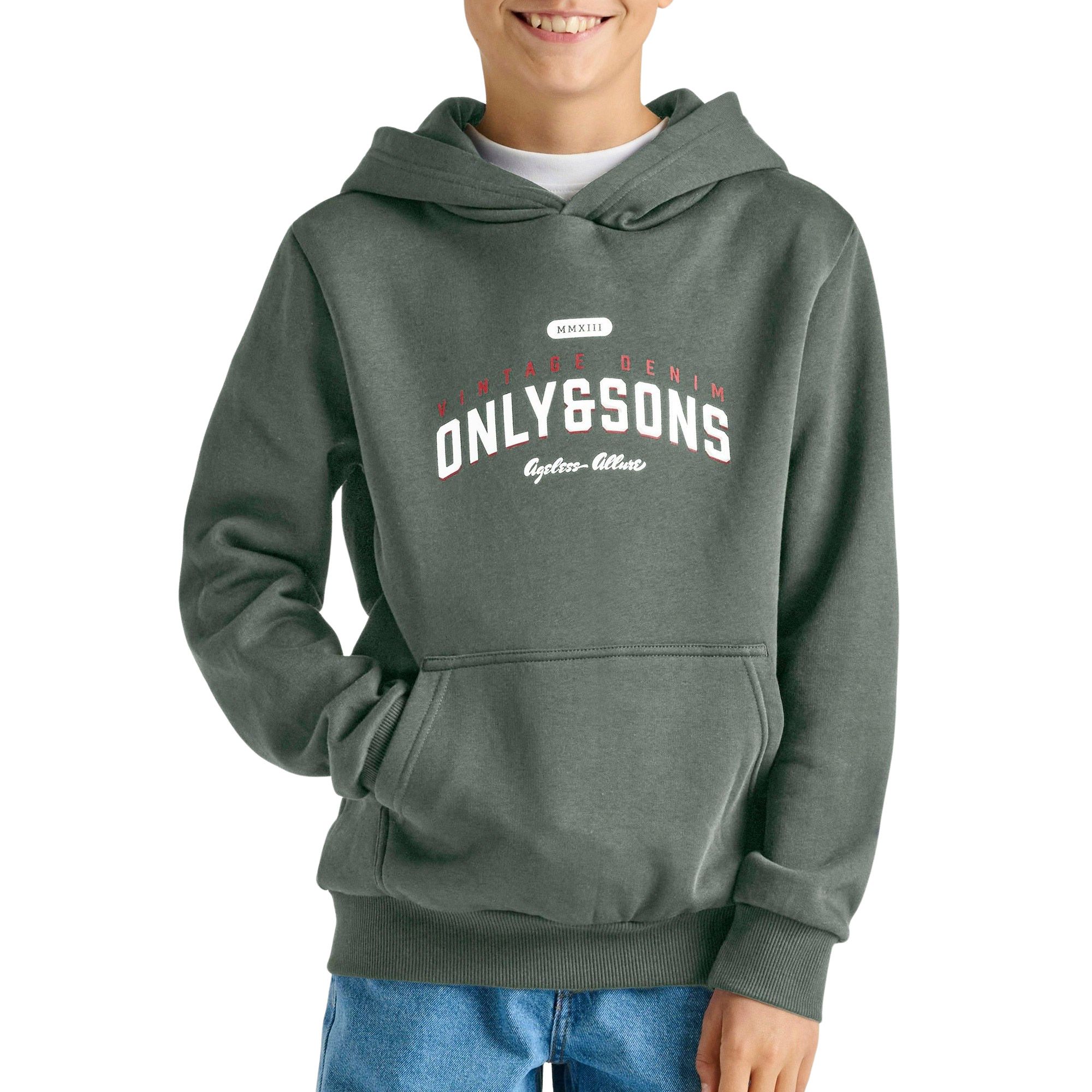 Only & Sons Ceres Vintage Print Hoodie Junior
