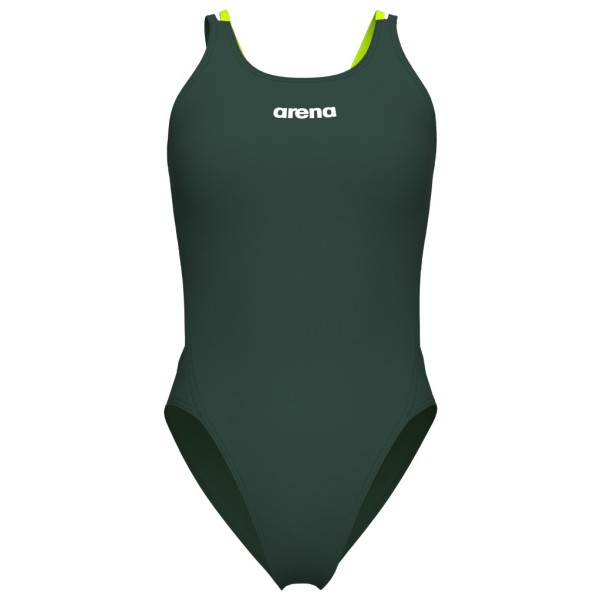Arena - Women's Swimsuit Tech Multi Solid - Badpak, groen