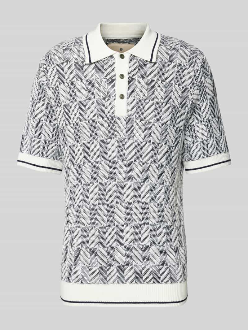 Jack & jones Poloshirt in gebreide look, model 'CODY'