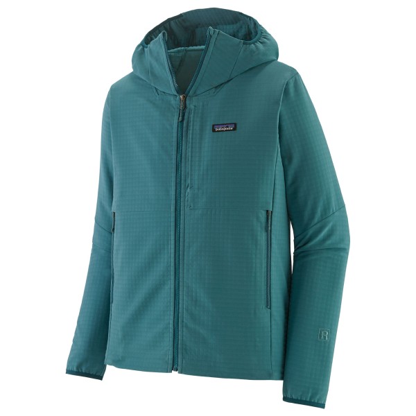 Patagonia - R1 Techface Hoody - Softshelljack, turkoois