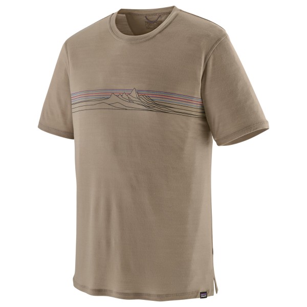 Patagonia - Cap Cool Merino Graphic Shirt - Merinoshirt, beige