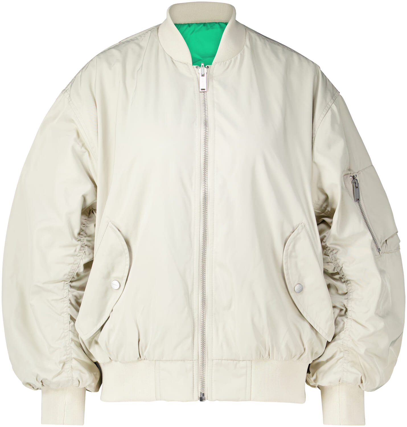 Rino & Pelle Reversible Bomberjack Elyn Grijs dames