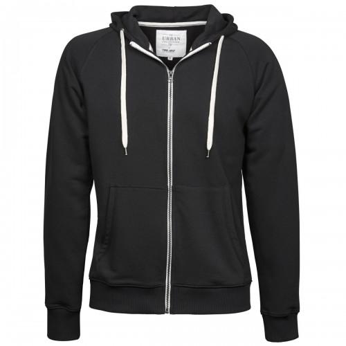 Tee Jays Heren Urban Zip-hoodie S grijs