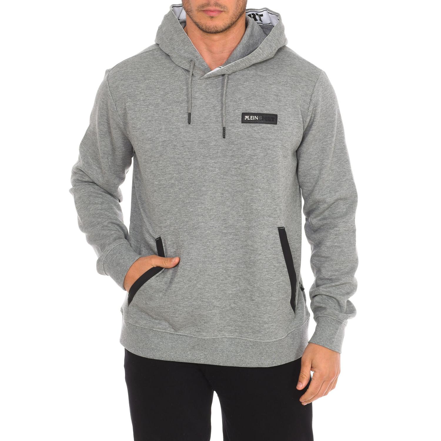 BlackPrice FIPSC608 Heren Sweatshirt met Capuchon M grijze kleur