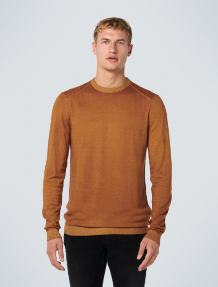 No Excess Pullover Met Wol Ginger  
