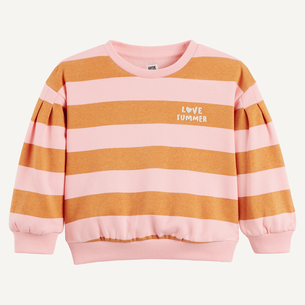 LA REDOUTE COLLECTIONS Bedrukte sweater met ronde hals, in molton℃