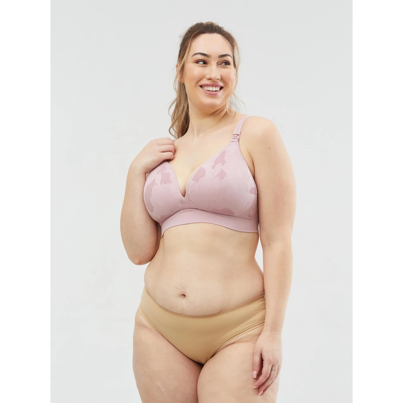 cakelingerie Cake Lingerie Zwangerschapsbh / Meegroeibh Freckles Mauve Kleine Cupma
