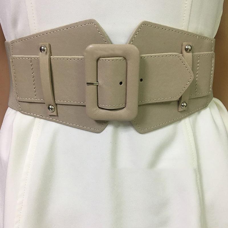 Shy grapes Dames tailleriemen Mode stretch elastische brede riem Jurk Versiering Tailleband One size