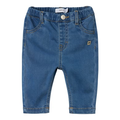 name it Medium Taps toelopende jeans Nbmben Donkerblauw Denim