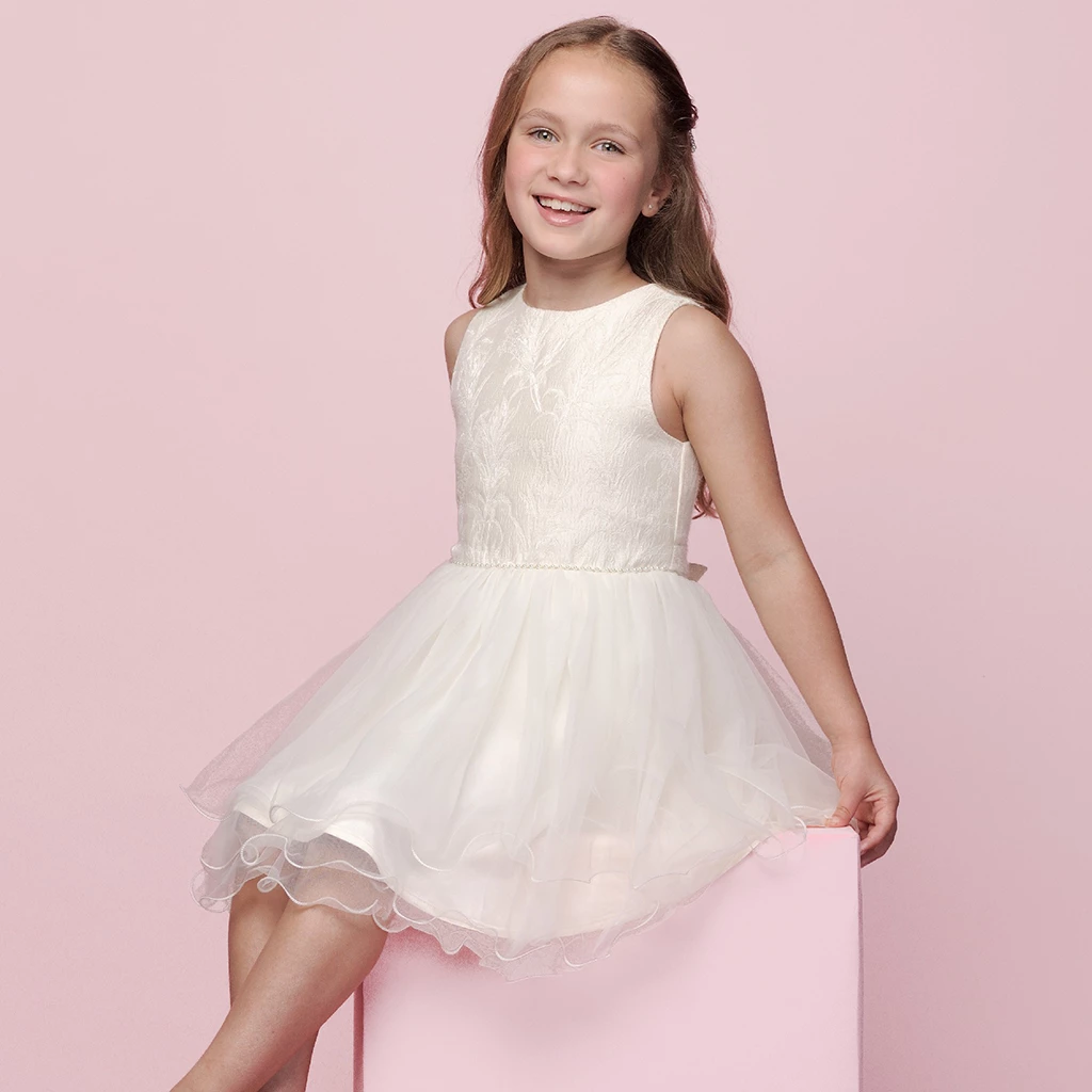 lechic-collectie Le Chic-collectie Jurk Sympha (dreamy creamy)
