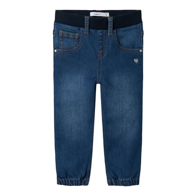 name it Ronde Jeans Nmfbella Donkerblauw Denim