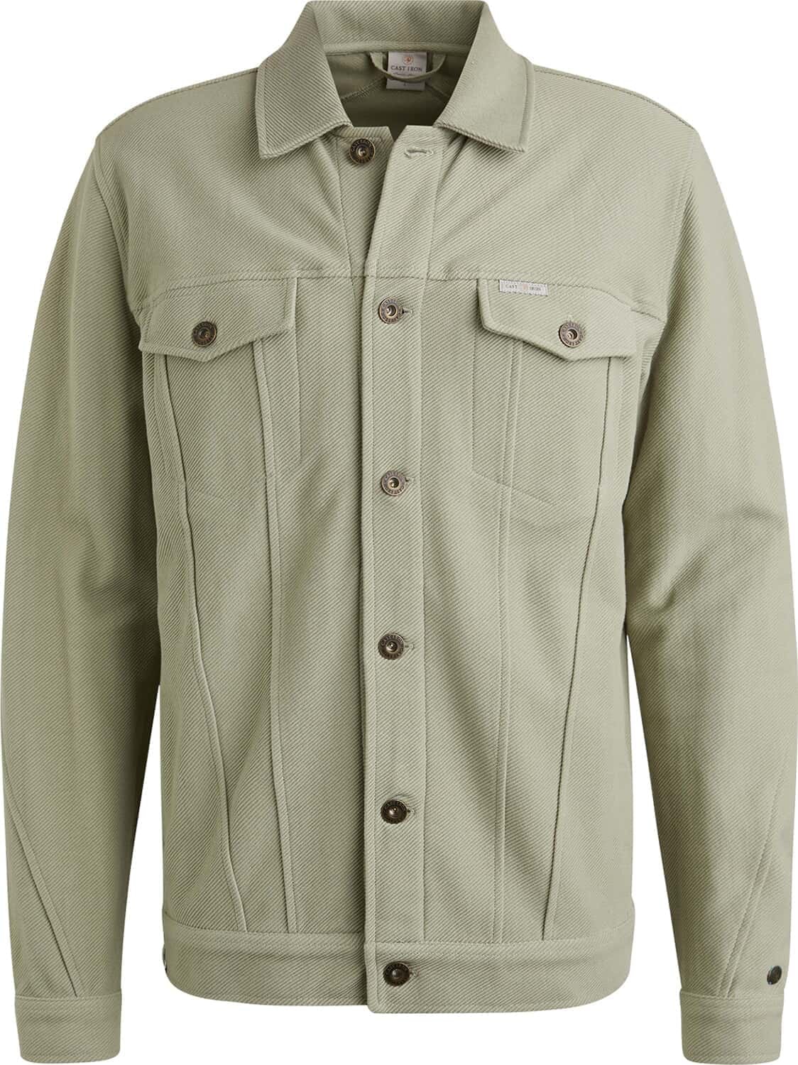 Cast Iron Overshirt Groen heren