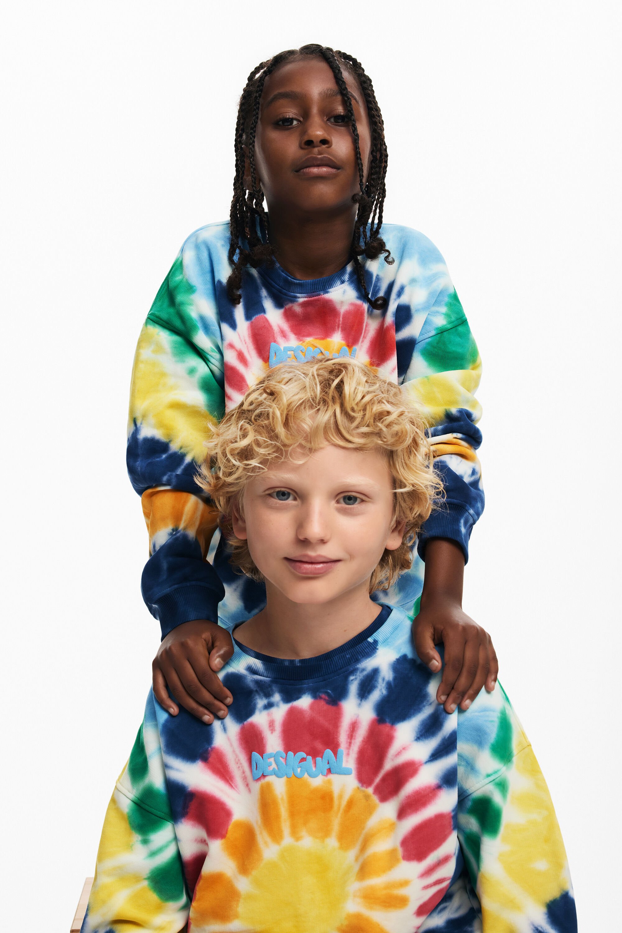 desigual Tie-Dye sweatshirt - MATERIAL FINISHES