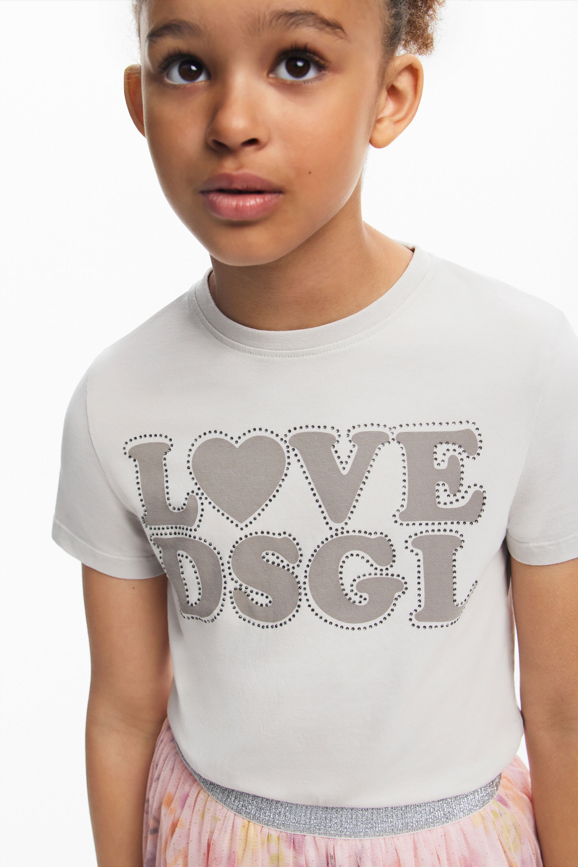 Love Desigual T-shirt - BLACK