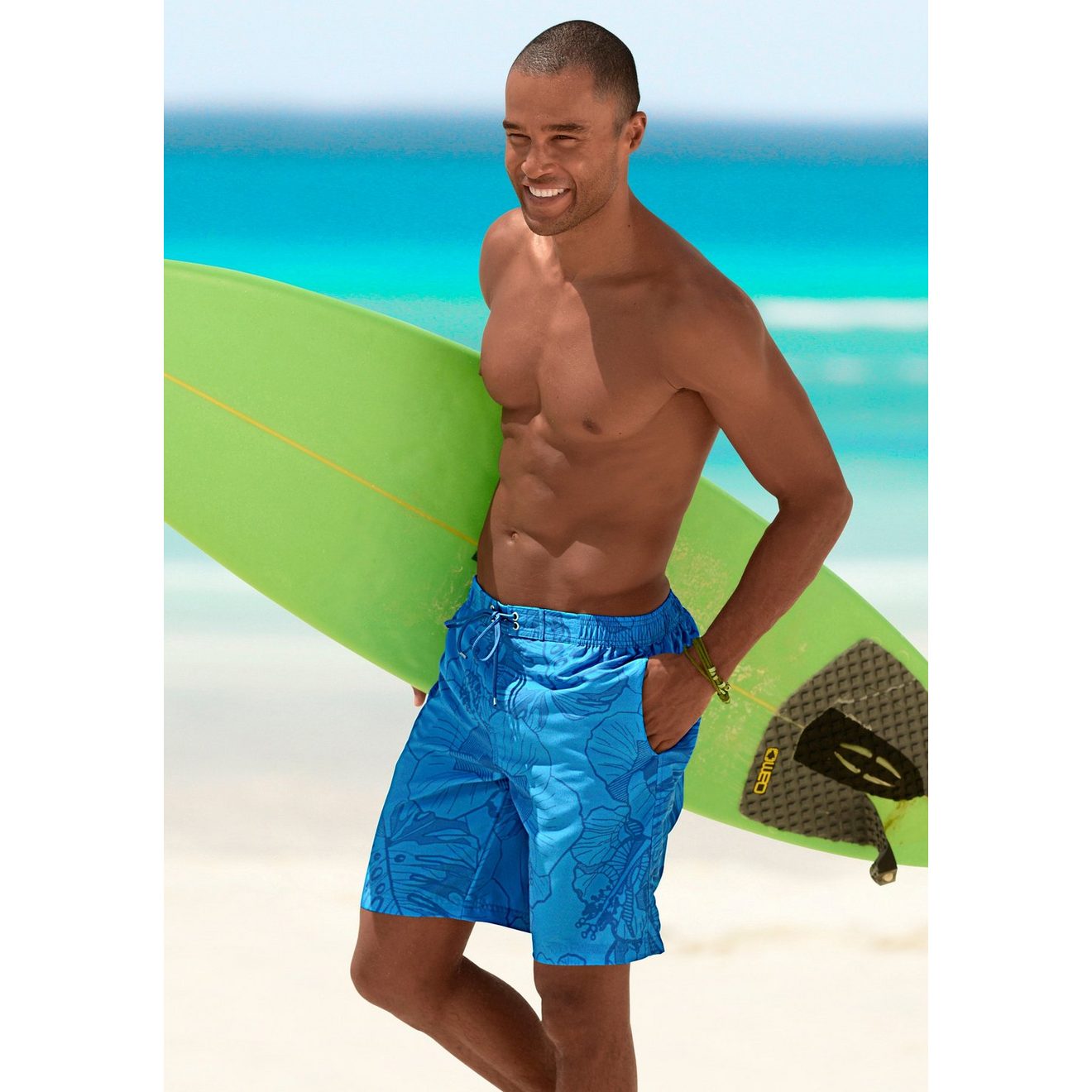 Chiemsee Zwemshort met mooie all-over print