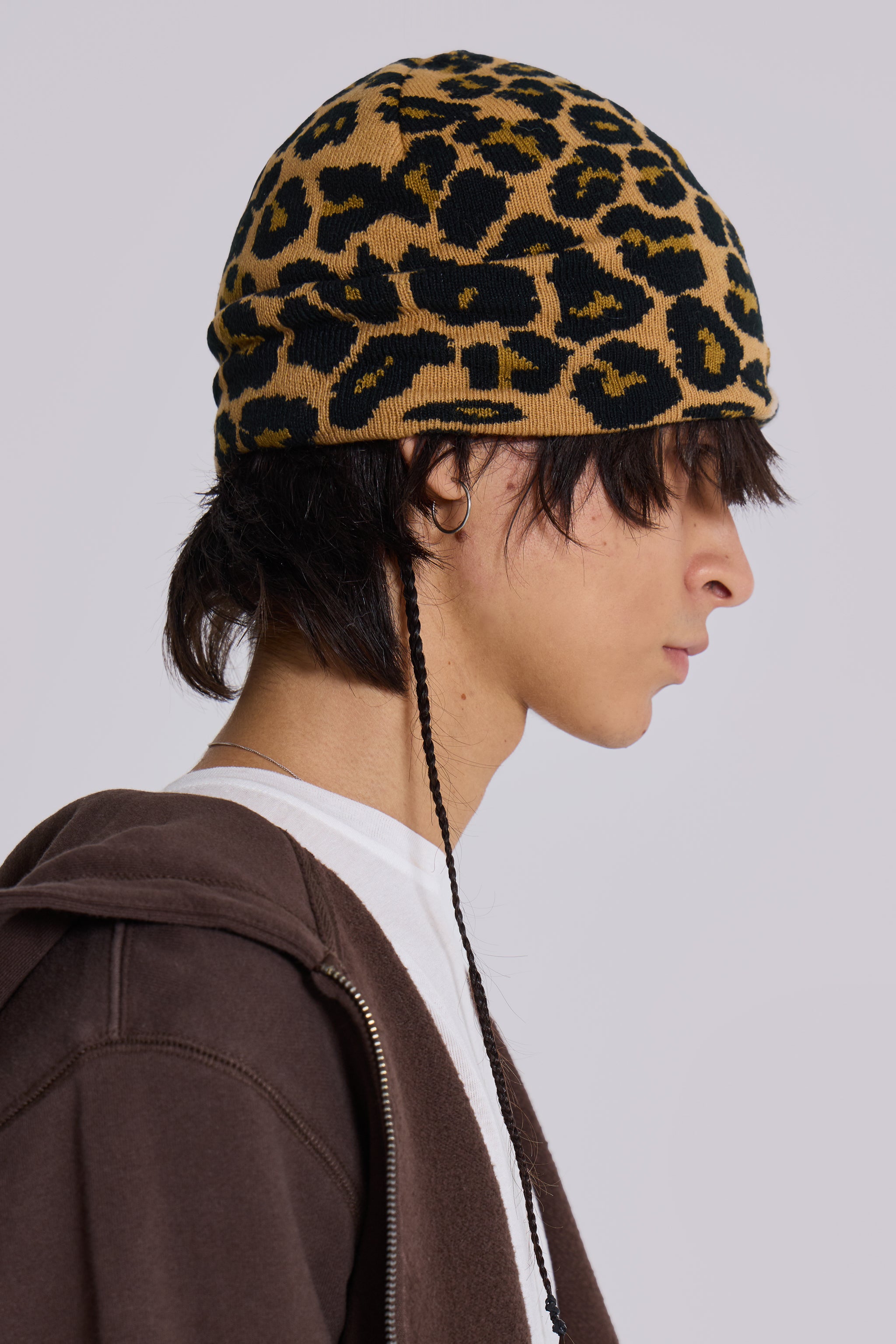 Jaded Man Leopard Beanie