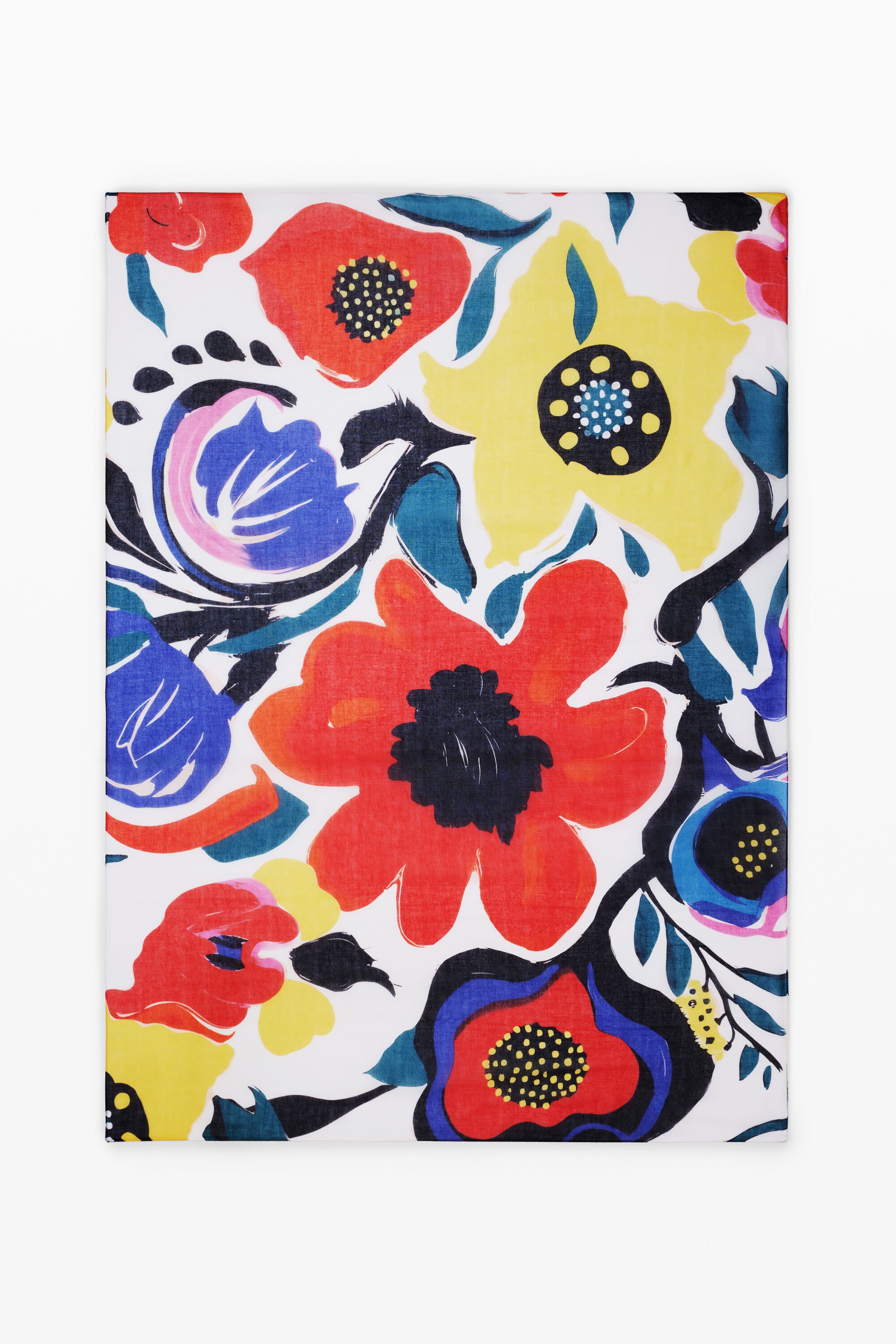 desigual Arty bloemen sjaal - MATERIAL FINISHES