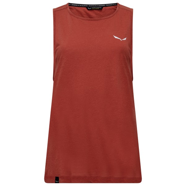 Salewa - Women's Agner Hemp/DST Tank - Tanktop, rood