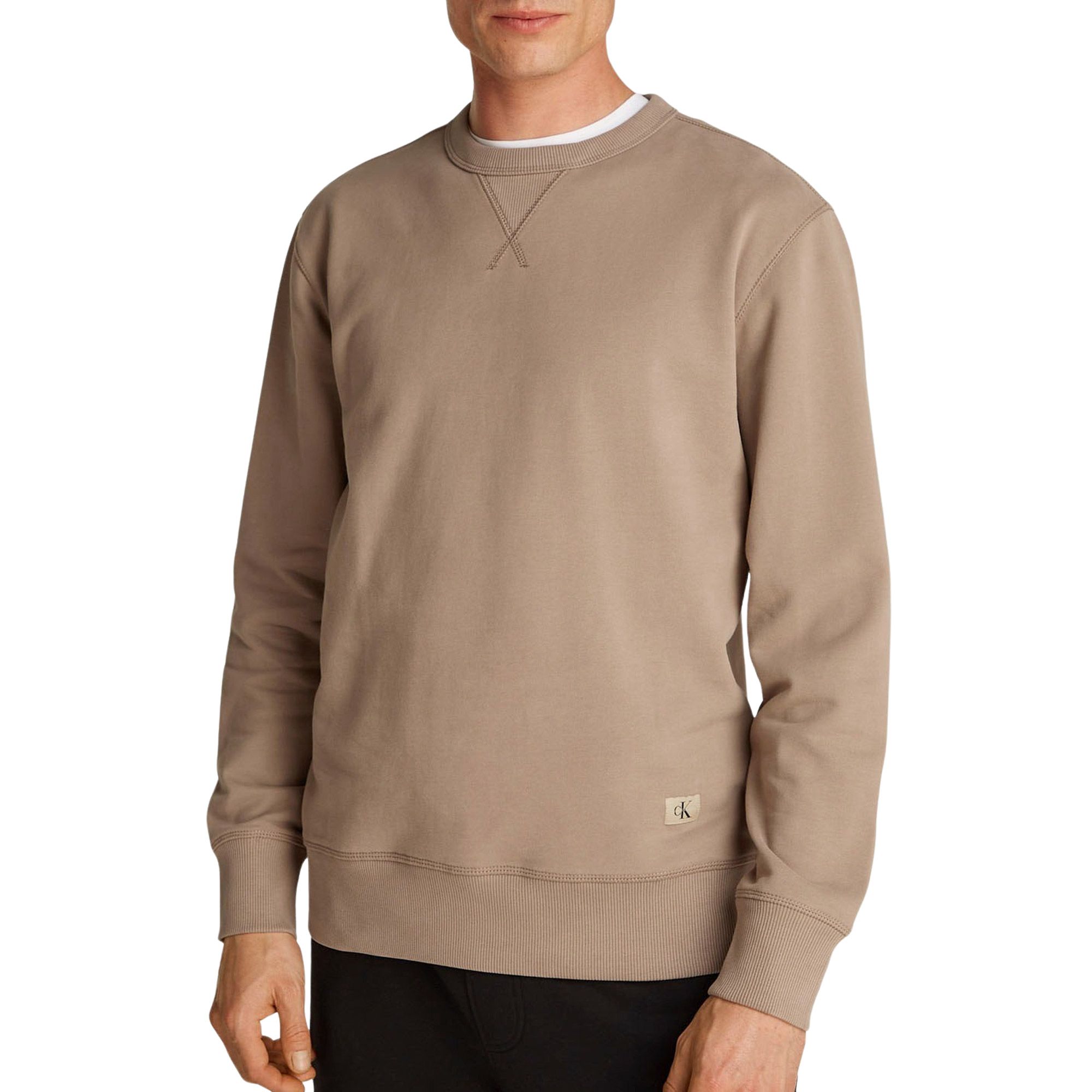 Calvin Klein Woven Label Crewneckweater Heren