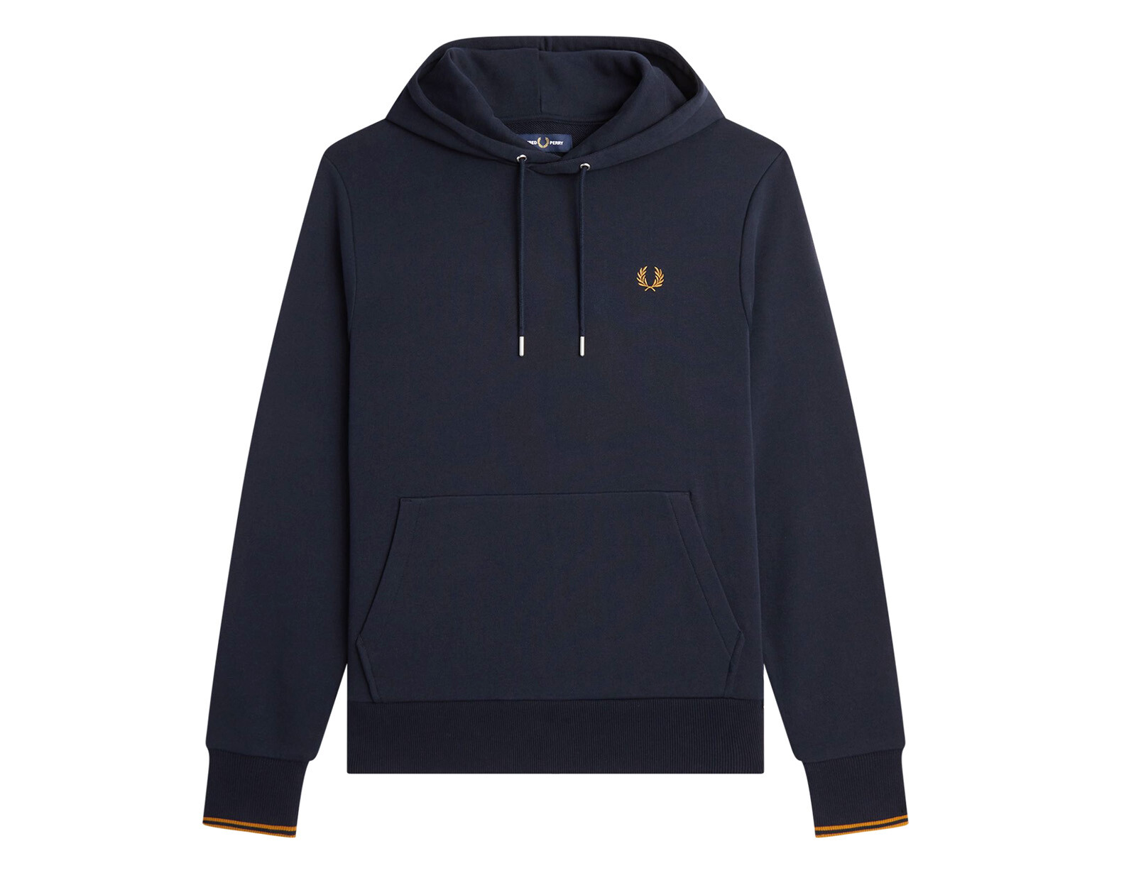 Fred Perry - Tipped Hooded Sweatshirt - Navy Hoodie