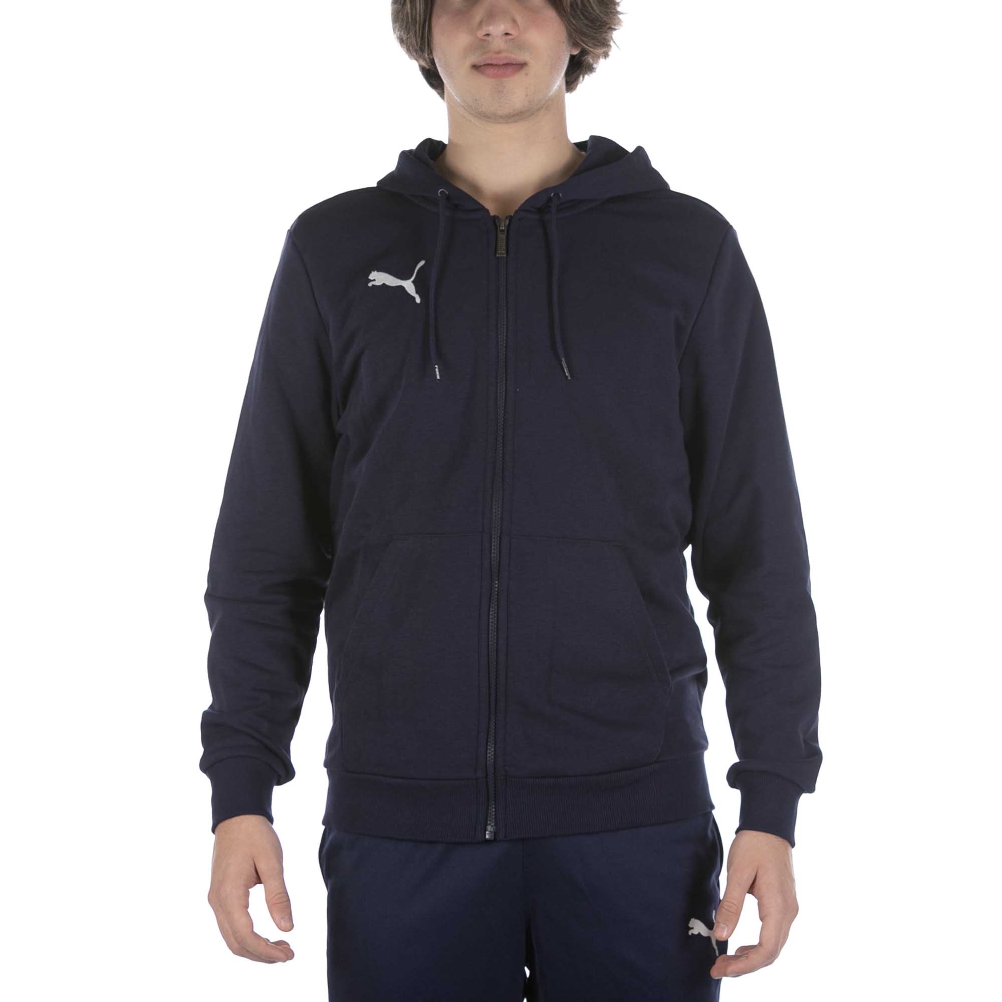 Puma Teamgoal 23 Casuals Hooded Jacket, blauw Sweatshirt