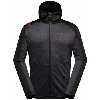 Fleece Jack La Sportiva Upendo Hoody M L67 900322 Carbon/Cherry Tomato