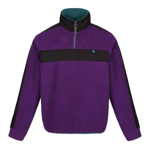 Regatta heren vintage fleecetop 3XL grijs/zwart