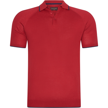 Polo Shirt Korte Mouw Cappuccino Italia Tipped Tricot Polo