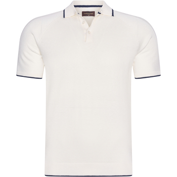Polo Shirt Korte Mouw Cappuccino Italia Tipped Tricot Polo