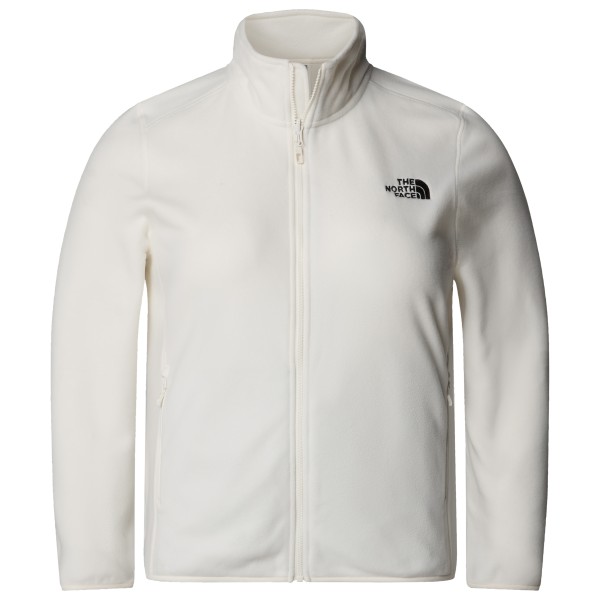 The North Face - Women's Plus 100 Glacier Full Zip - Fleecevest, grijs/wit