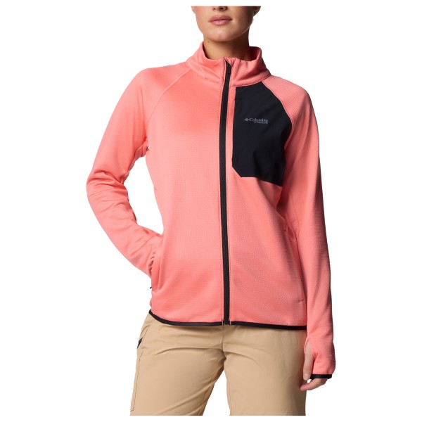 Columbia - Women's Triple Canyon Grid Fleece Full Zip - Fleecevest, rood