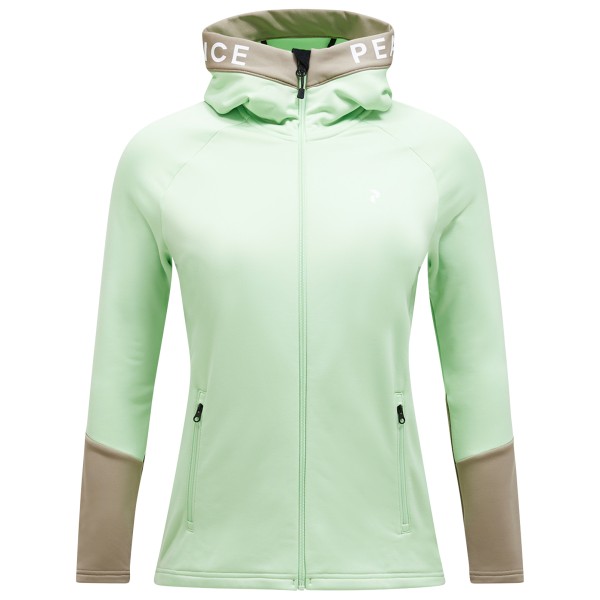 Peak Performance - Women's Rider Zip Hood - Fleecevest, groen